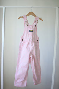 Vintage OshKosh floral overalls - size 4 years - made in USA