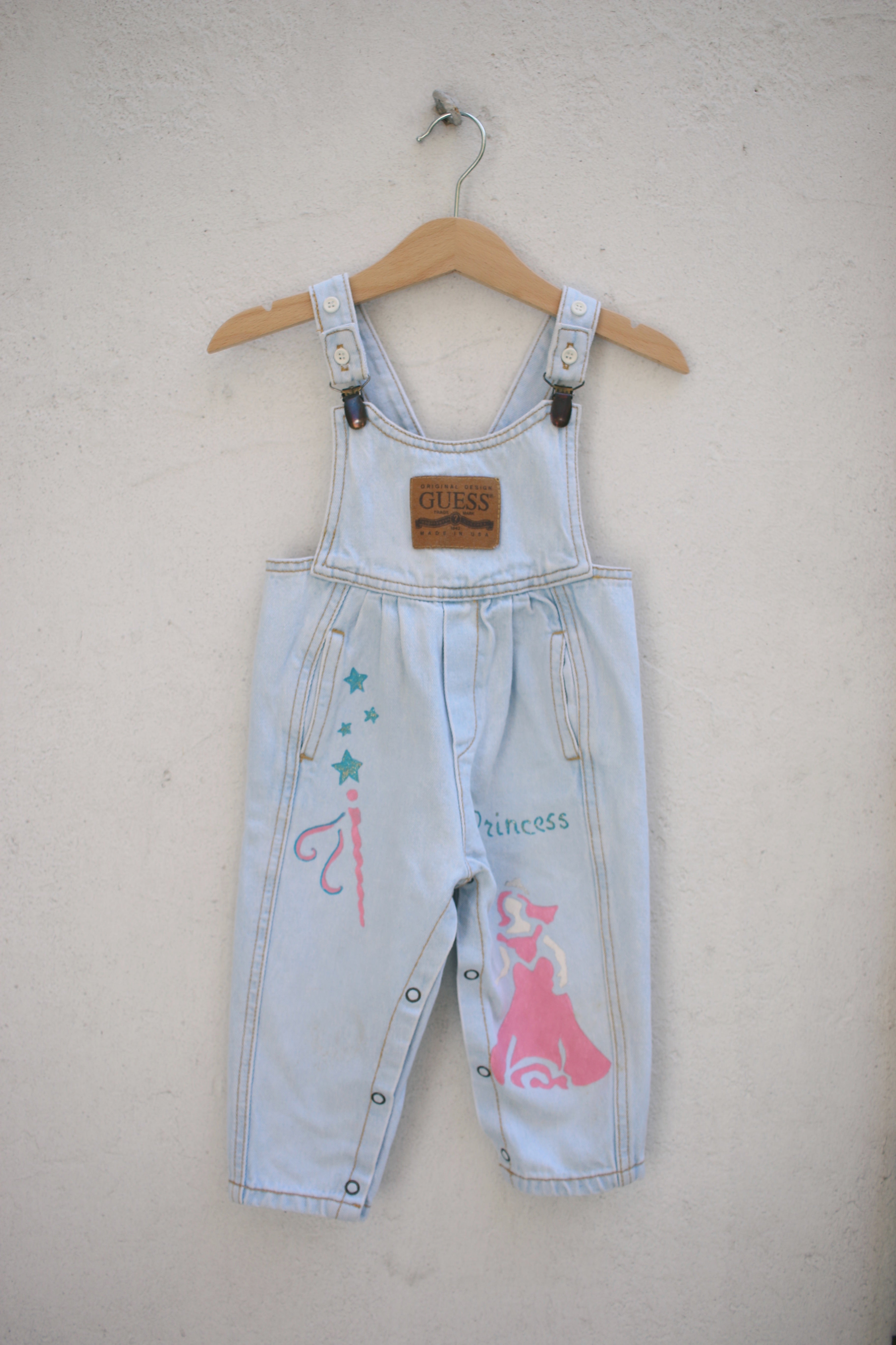 Vintage Guess overalls - size 12-18 months - made in USA
