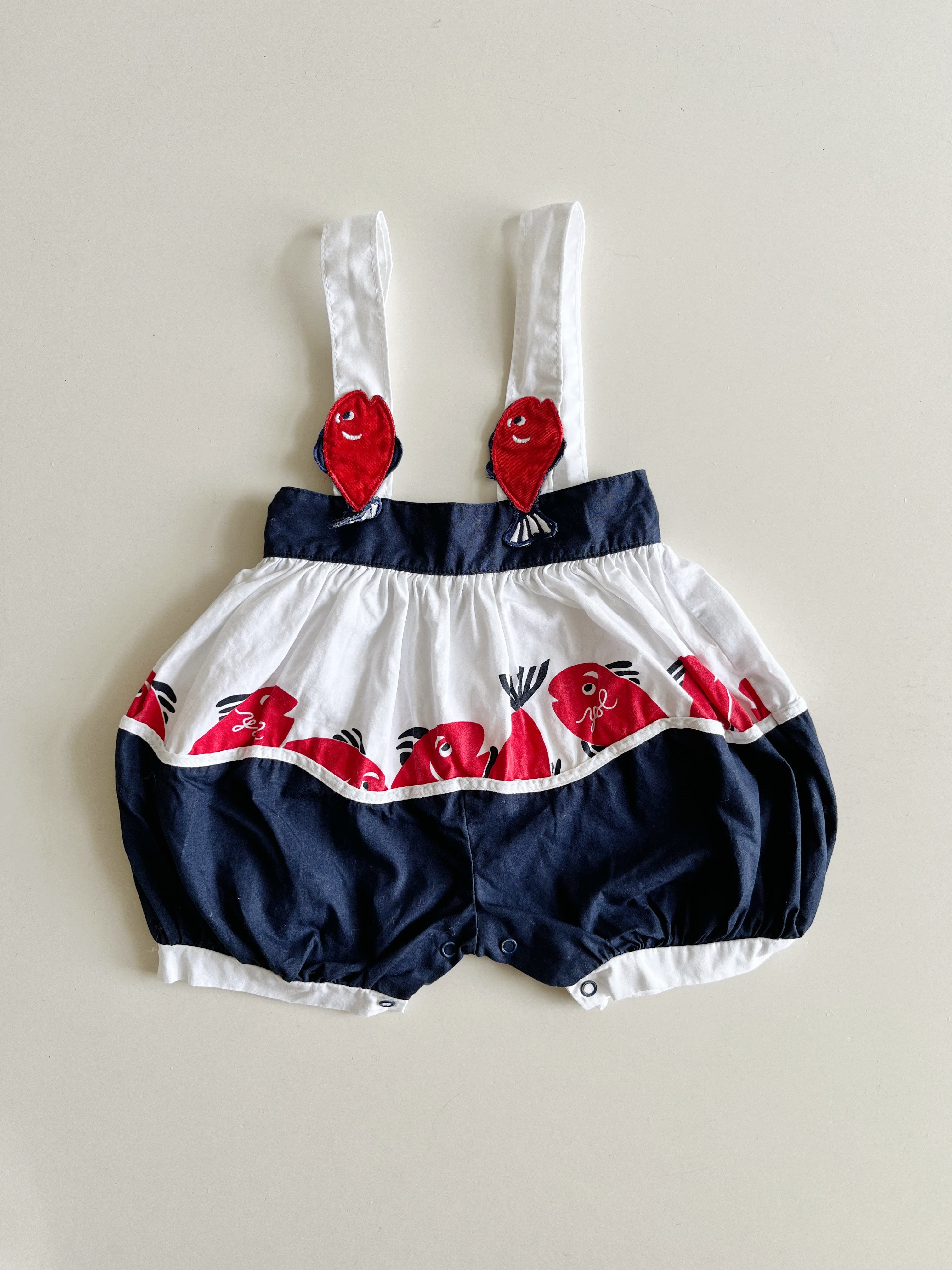 Vintage Yves Saint Laurent baby salopette - made in France