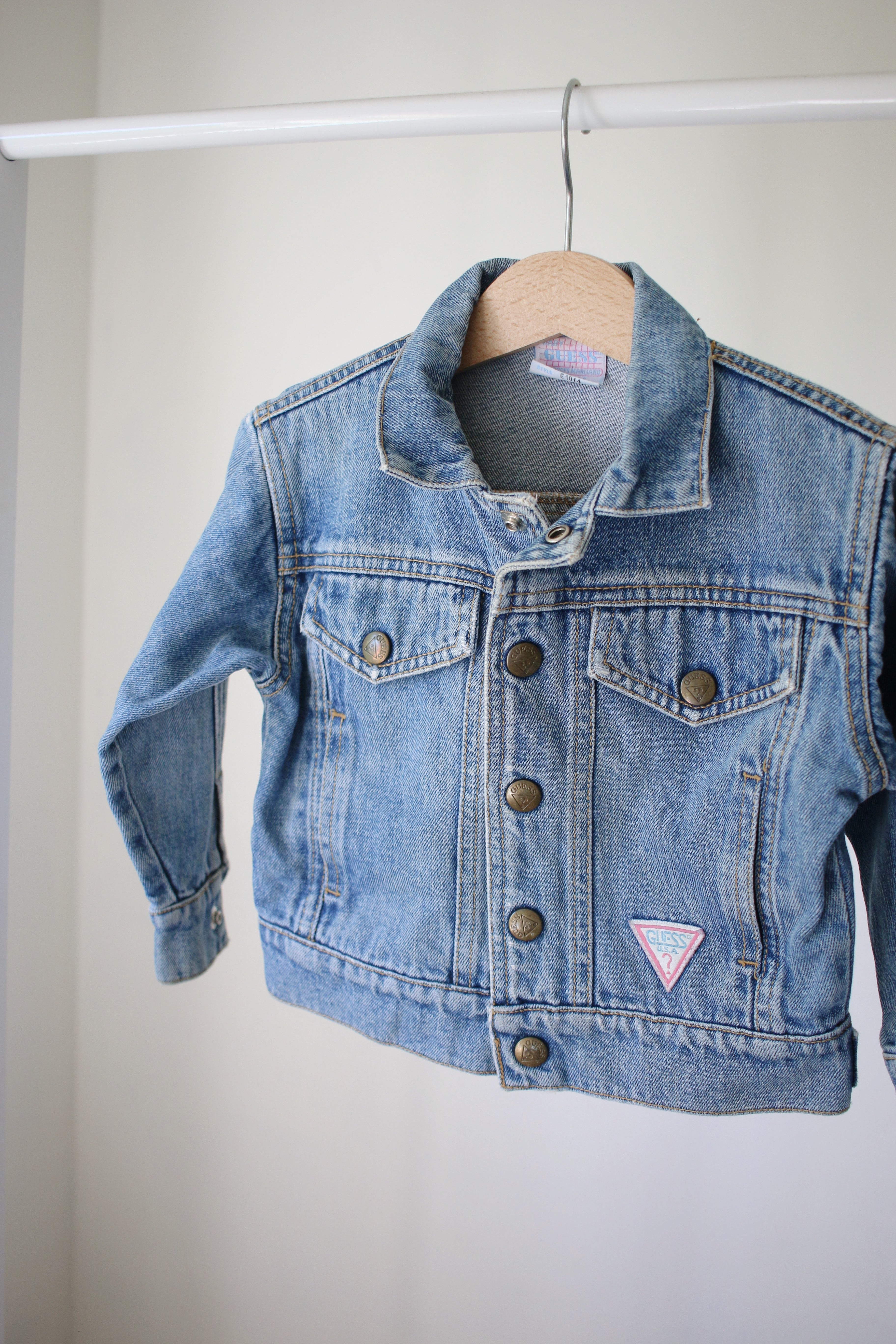 Vintage Guess denim jacket - size 12-24 months - made in USA