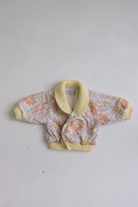 Vintage Yves Saint Laurent paisley jacket - size 6-12 months - made in France