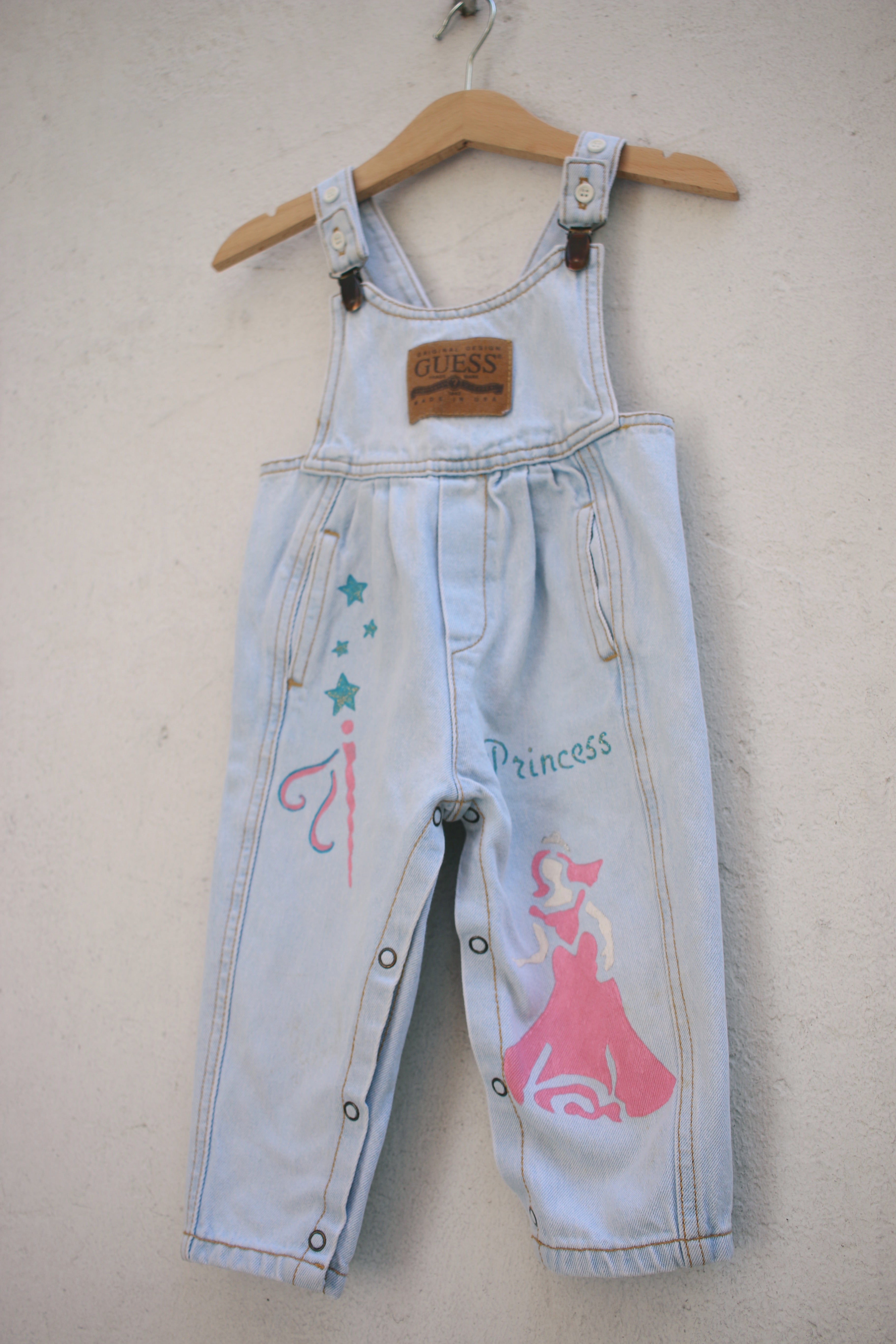 Vintage Guess overalls - size 12-18 months - made in USA