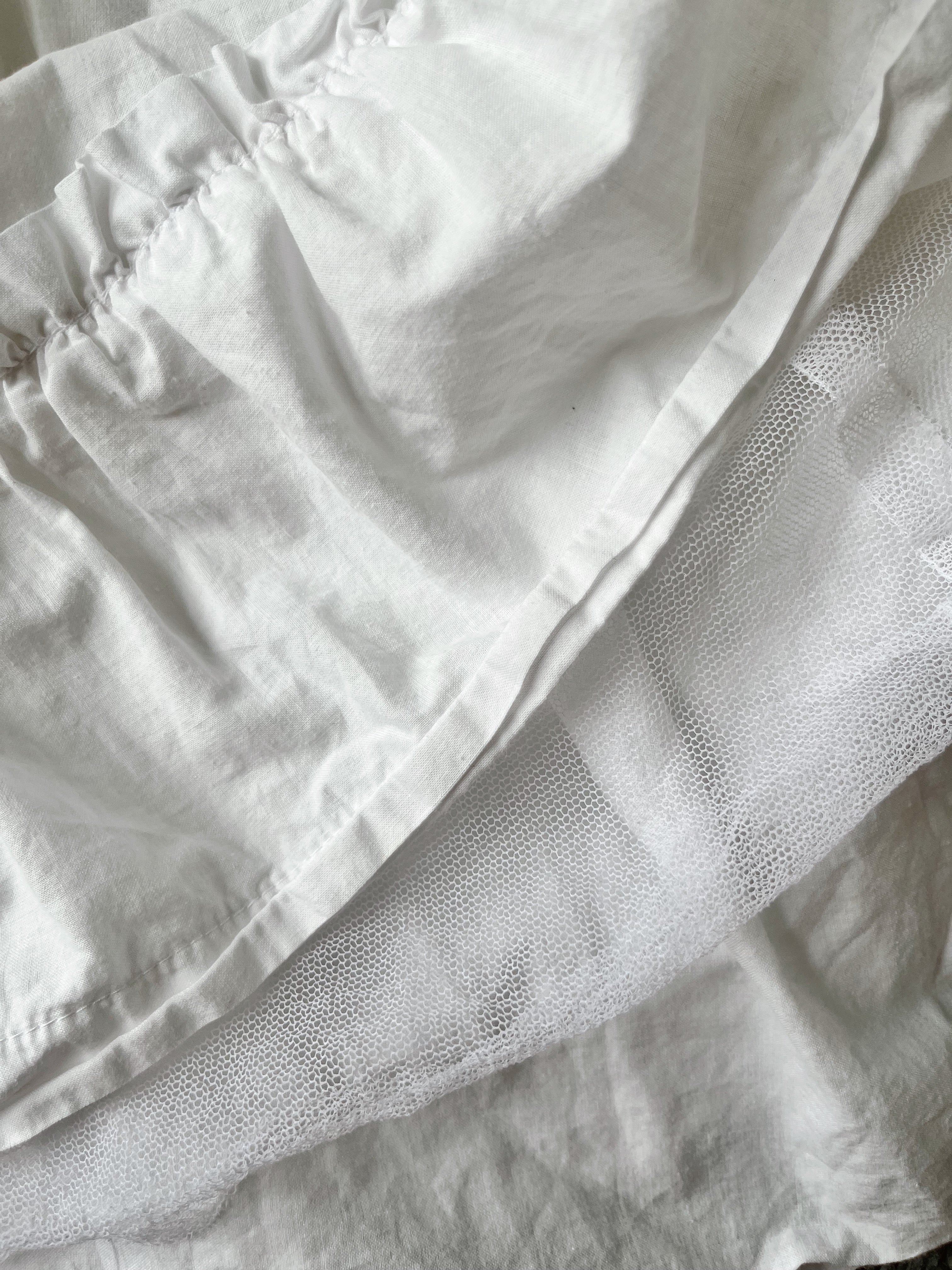 Vintage Laura Ashley white dream dress - 3-5 years - made in Great Britain