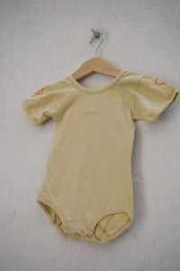 Vintage French pointelle romper - size 9 months
