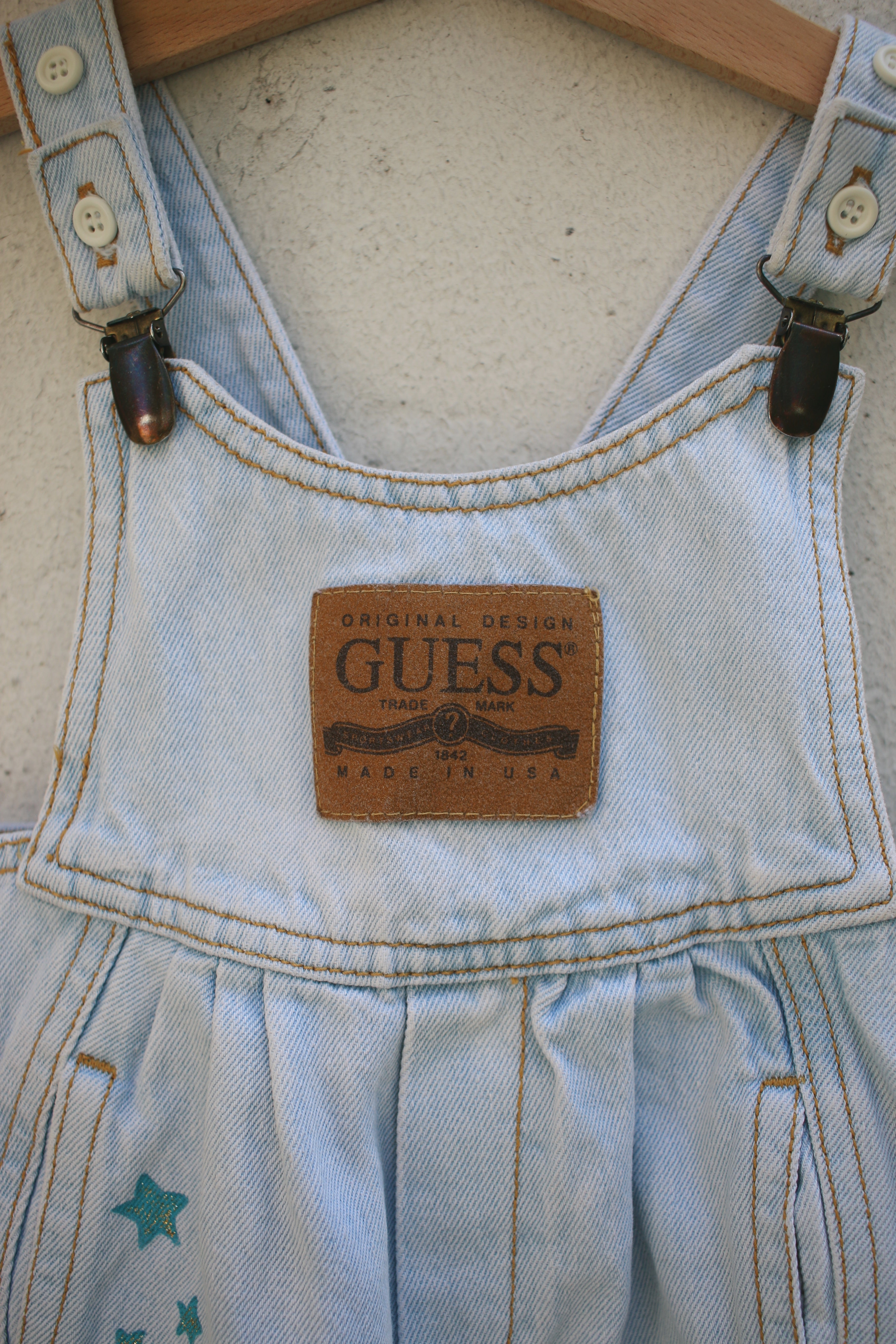 Vintage Guess overalls - size 12-18 months - made in USA
