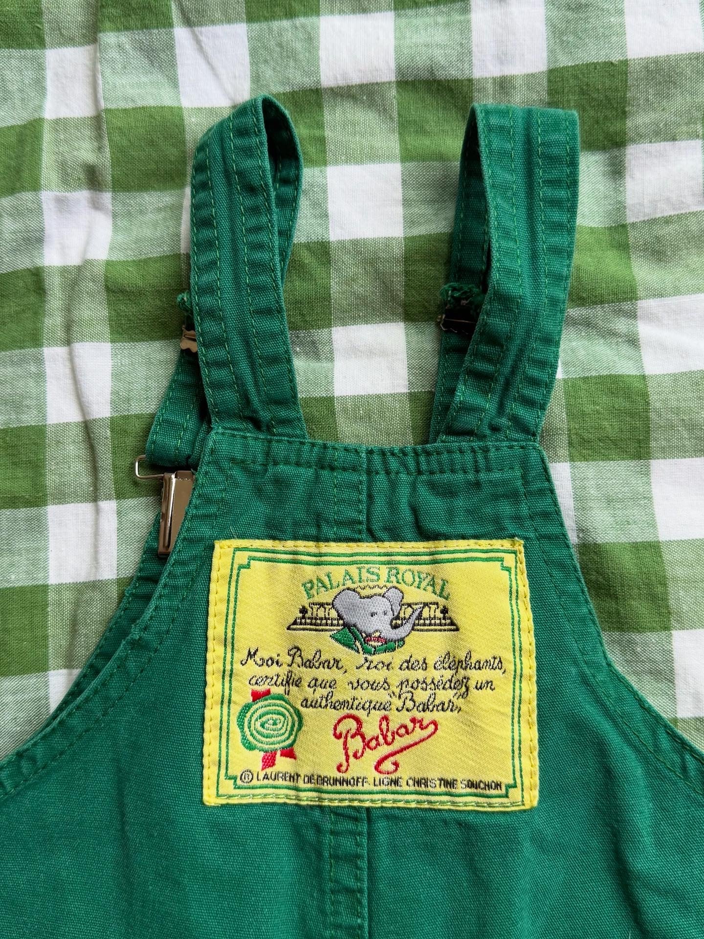 Vintage Babar overalls - size 12 months