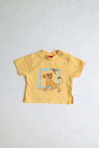 Vintage yellow Lion King Nala t-shirt (French) - size 3 months