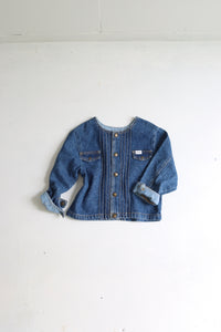 Vintage Guess denim smocked jacket - size 5 y - made in USA