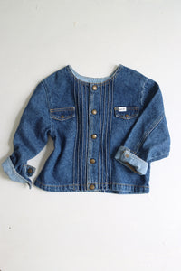 Vintage Guess denim smocked jacket - size 5 y - made in USA