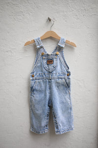 Vintage Lee acid wash overalls - size 12 months - made in USA