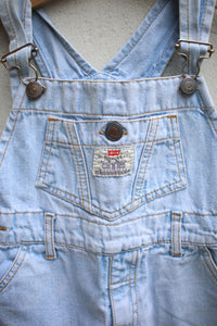 Vintage Levi's light wash shortalls - size 3 years