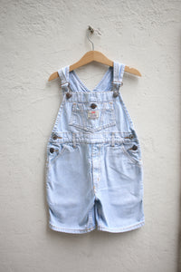 Vintage Levi's light wash shortalls - size 3 years