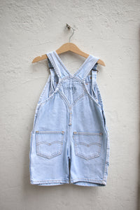 Vintage Levi's light wash shortalls - size 3 years