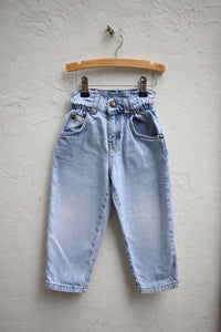Vintage Levi's orange tab light wash jeans - size 18-24 months