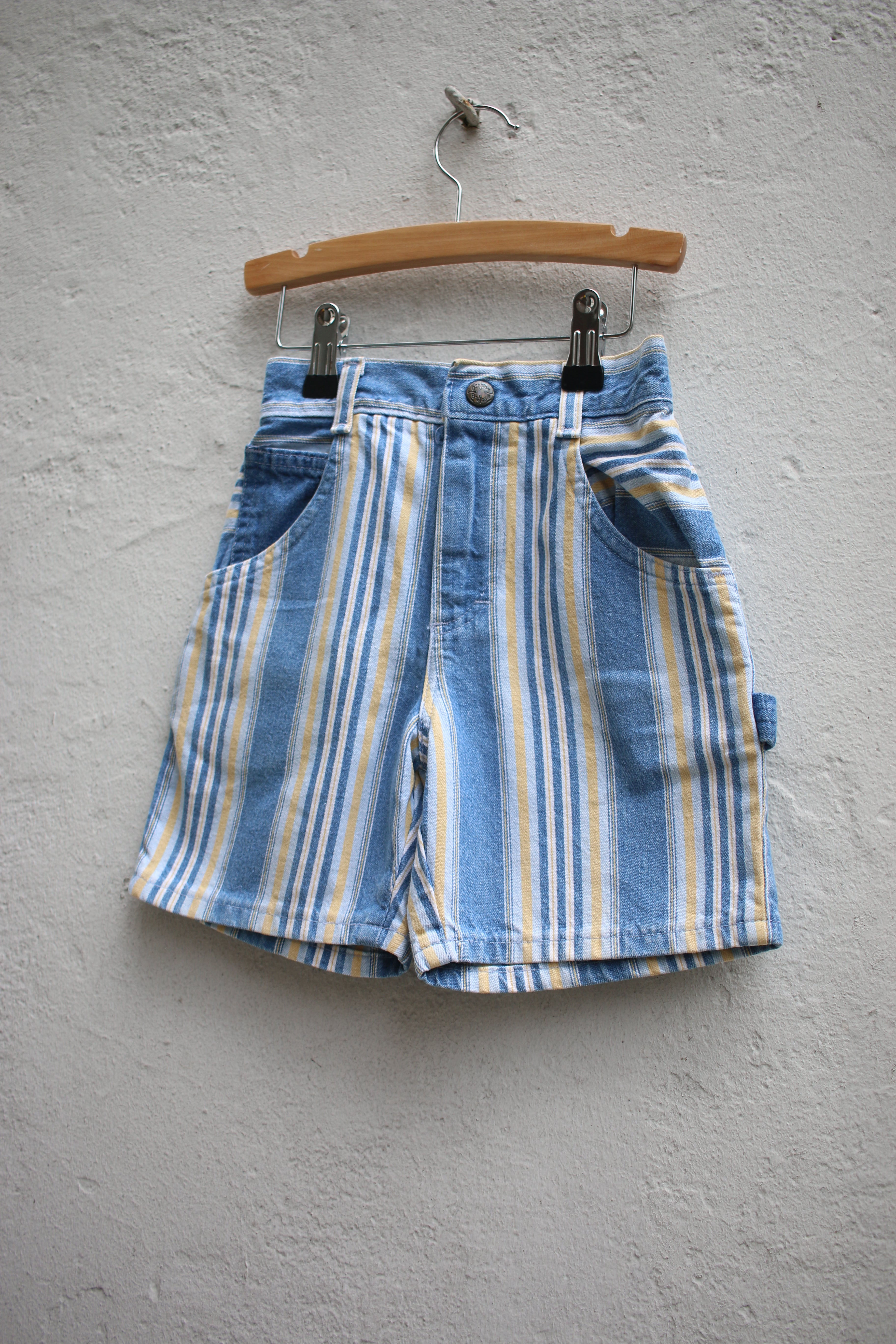 Vintage striped OshKosh shorts - size 4 years - made in USA