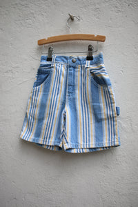 Vintage striped OshKosh shorts - size 4 years - made in USA