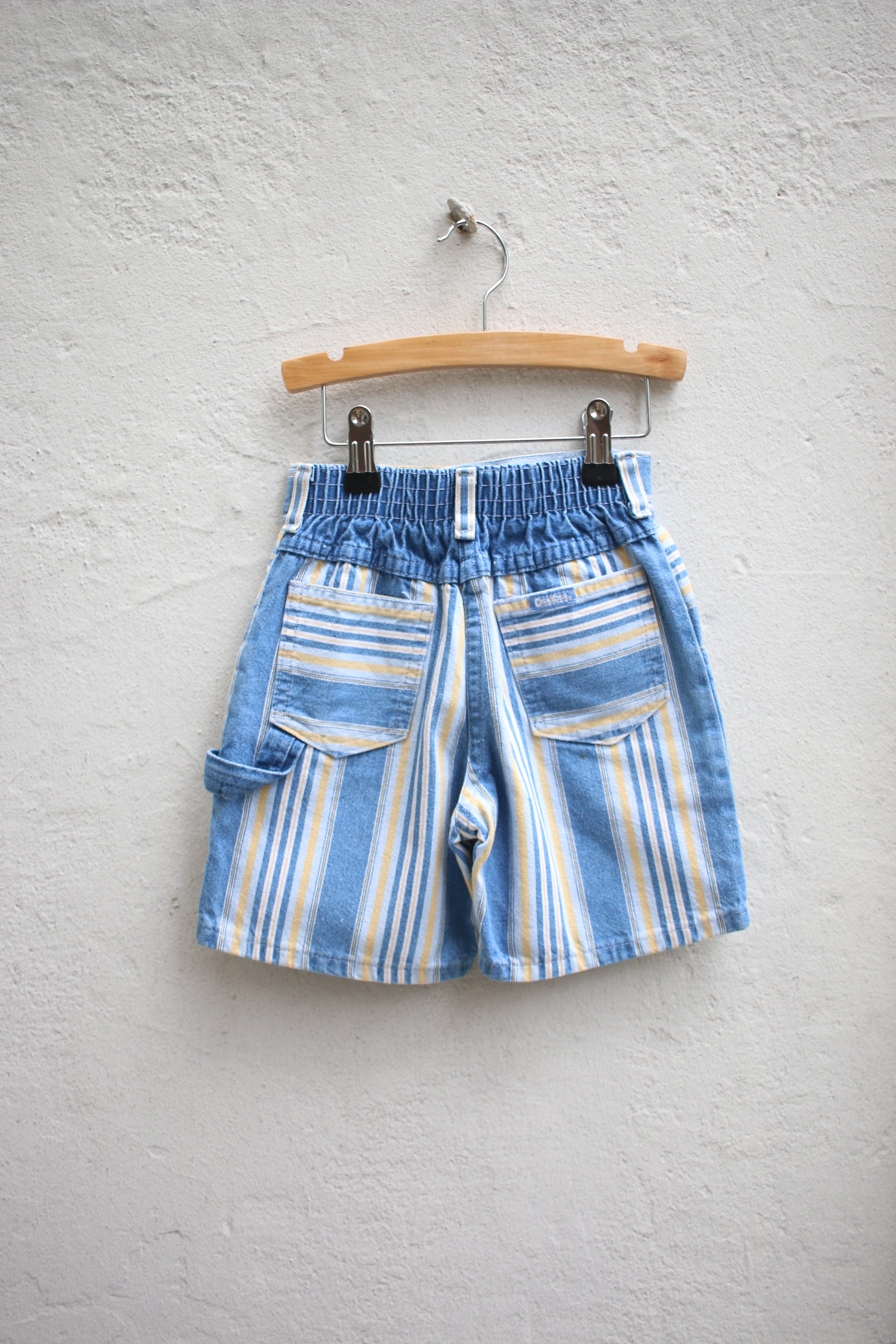 Vintage striped OshKosh shorts - size 4 years - made in USA