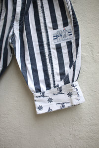 Vintage striped sailor pants - size 12 months