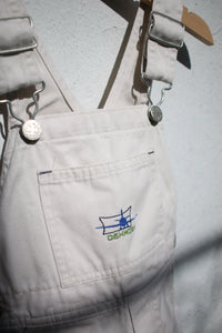 Vintage cream OshKosh cargo shortalls  - size 4 years