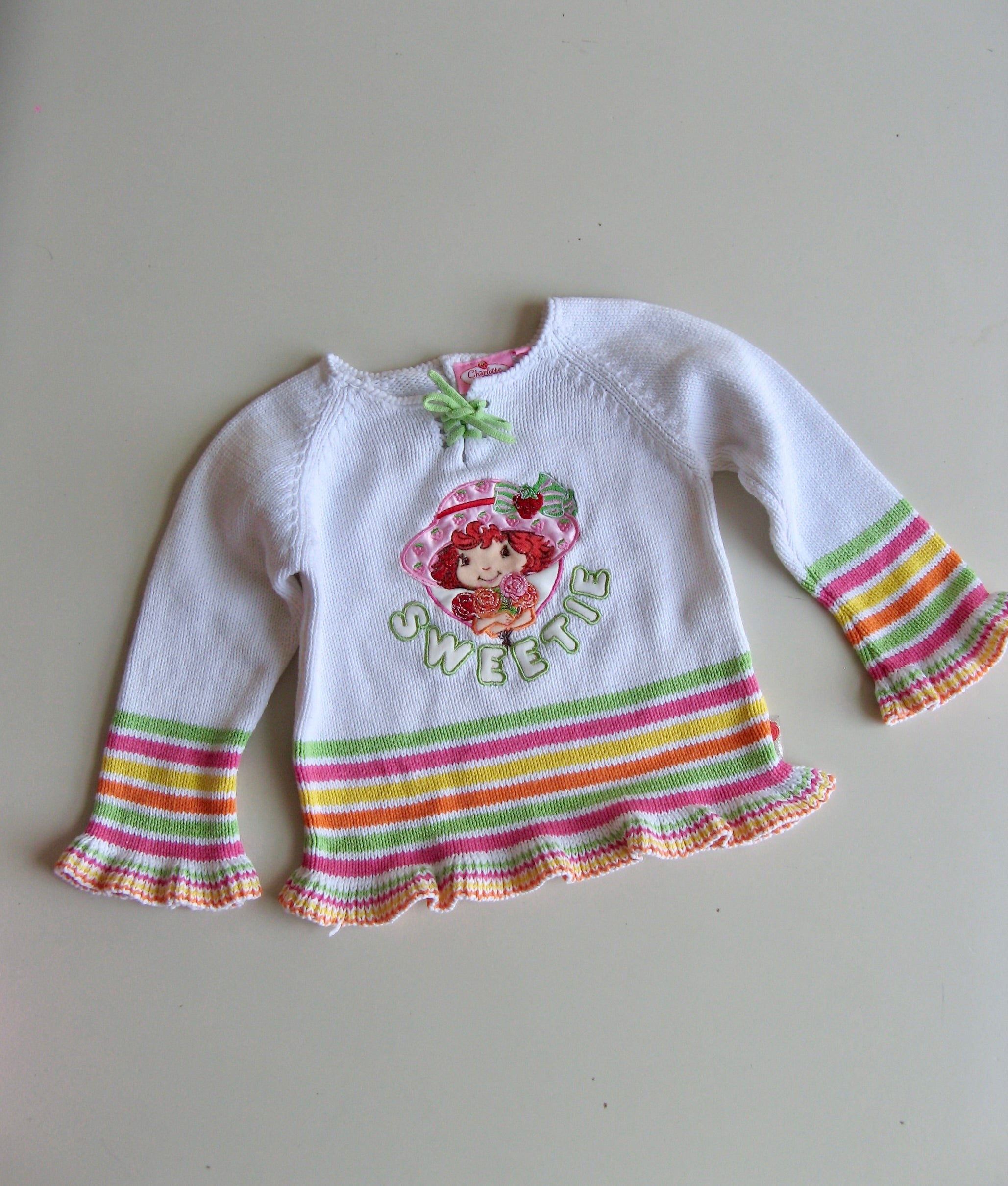 Y2k strawberry shortcake sweater