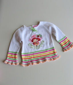Y2k strawberry shortcake sweater