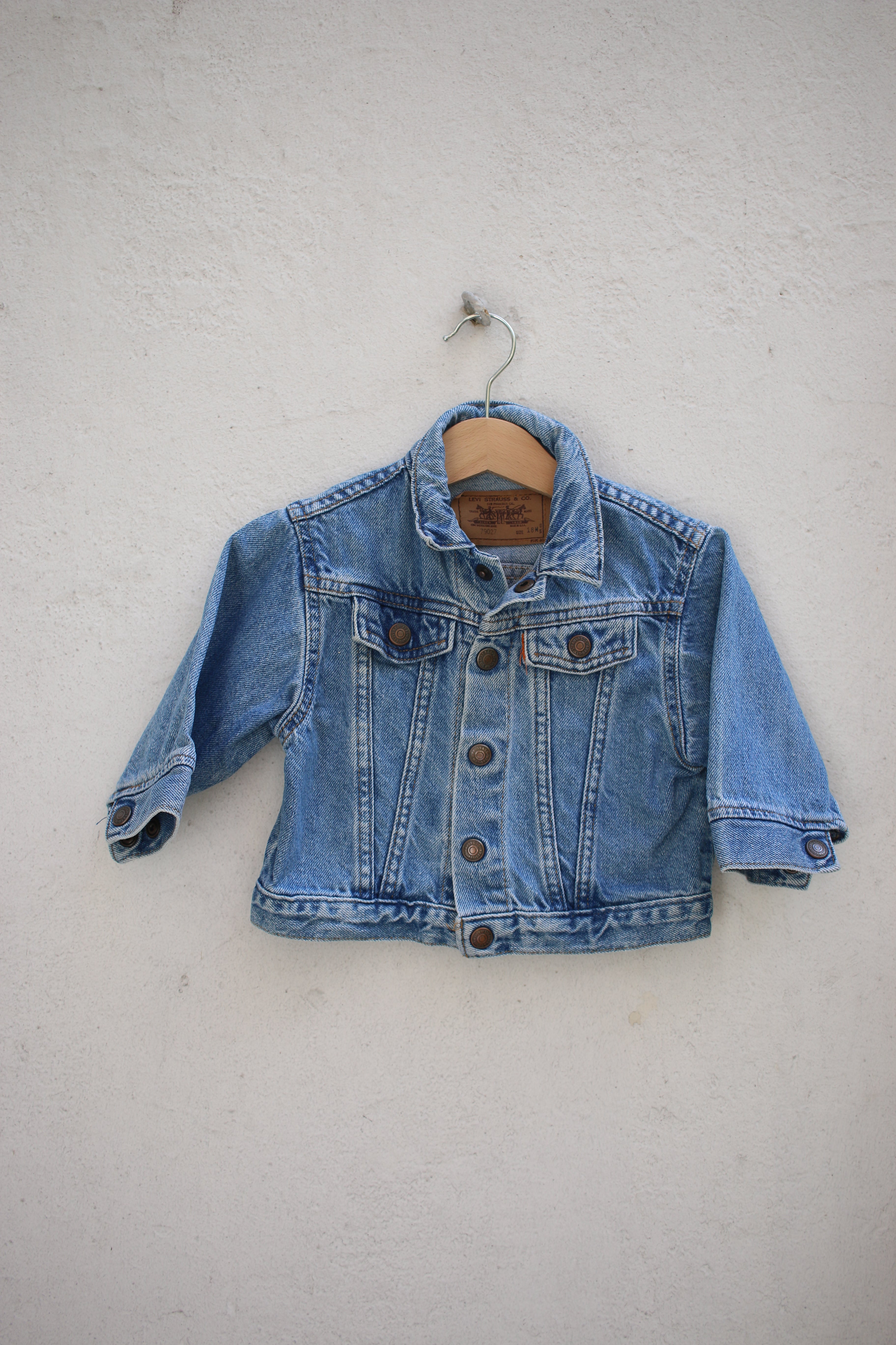 Vintage Levi's trucker jacket - size 12-18 months -made in USA