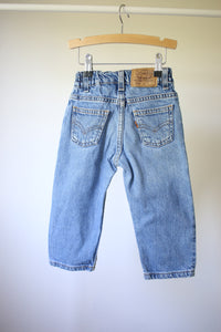 Vintage Levi's orange tab 566 jeans - size 2-3 years - made in USA