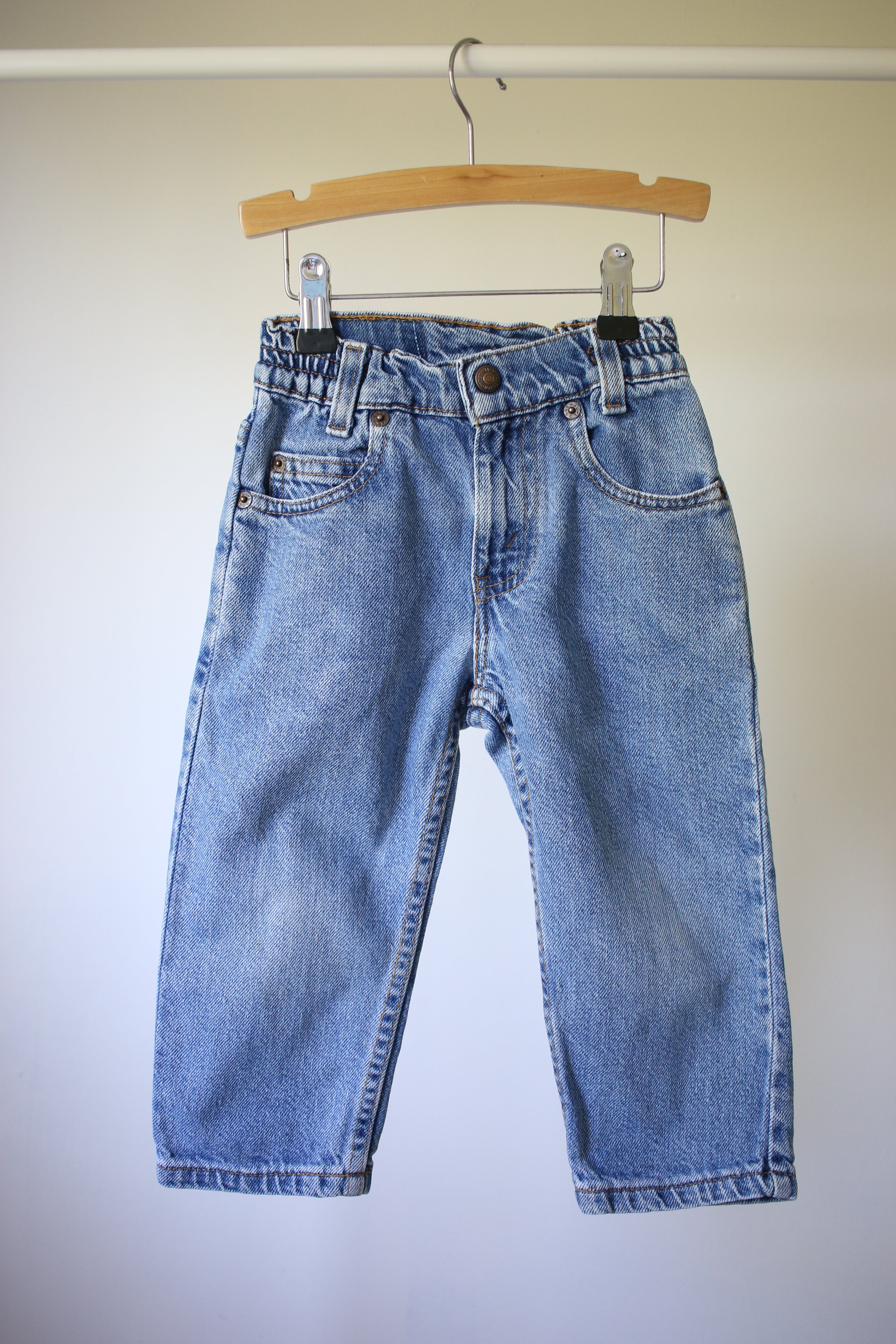Vintage Levi's orange tab 566 jeans - size 2-3 years - made in USA