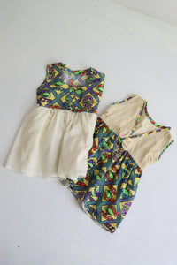 Handmade Turtles dress- size 12 months