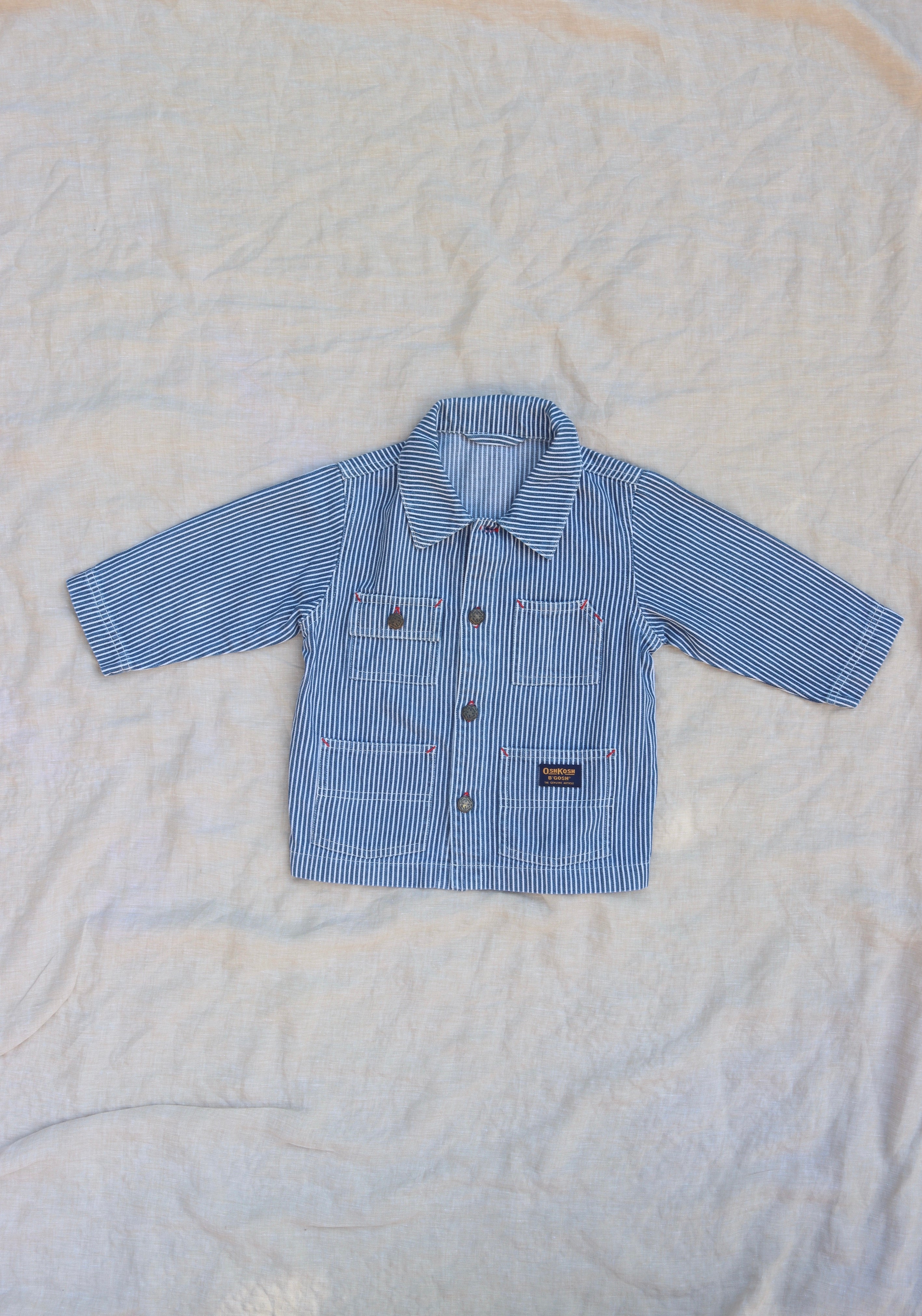 Vintage railroad OshKosh Chore Coat  - size 3-4 years