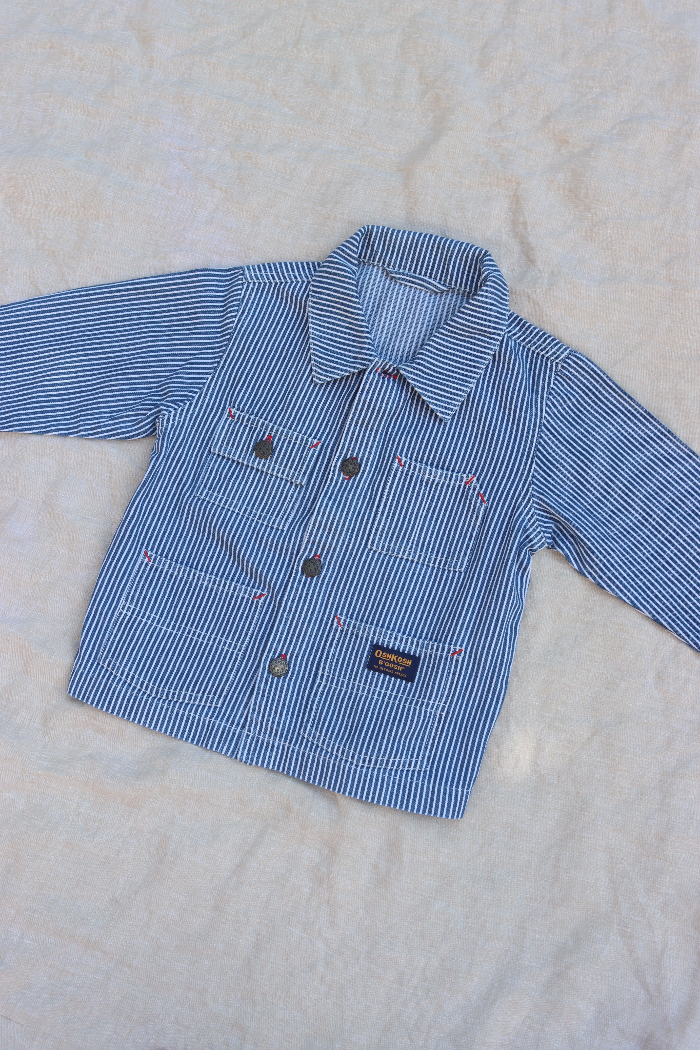 Vintage railroad OshKosh Chore Coat  - size 3-4 years