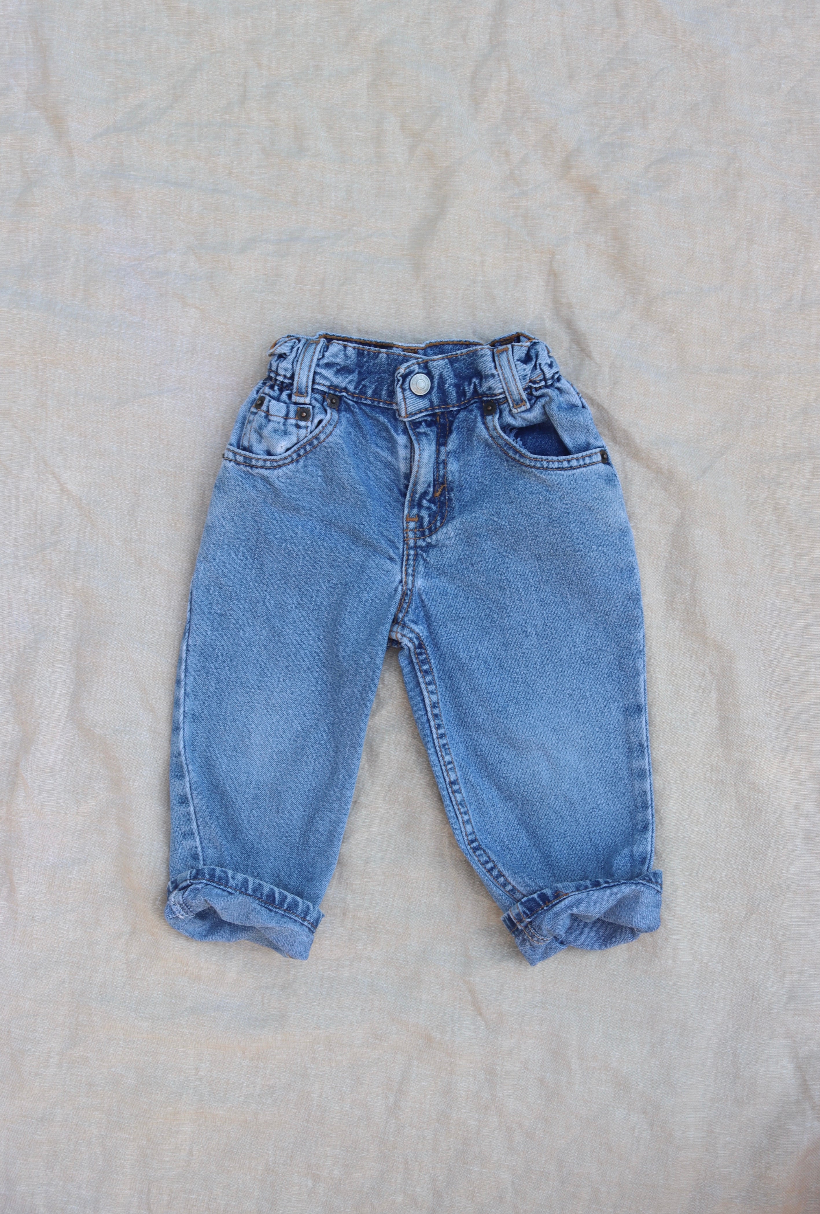 Vintage Levi's Orange Tab Jeans - size 12-24 months - Made in Mexico