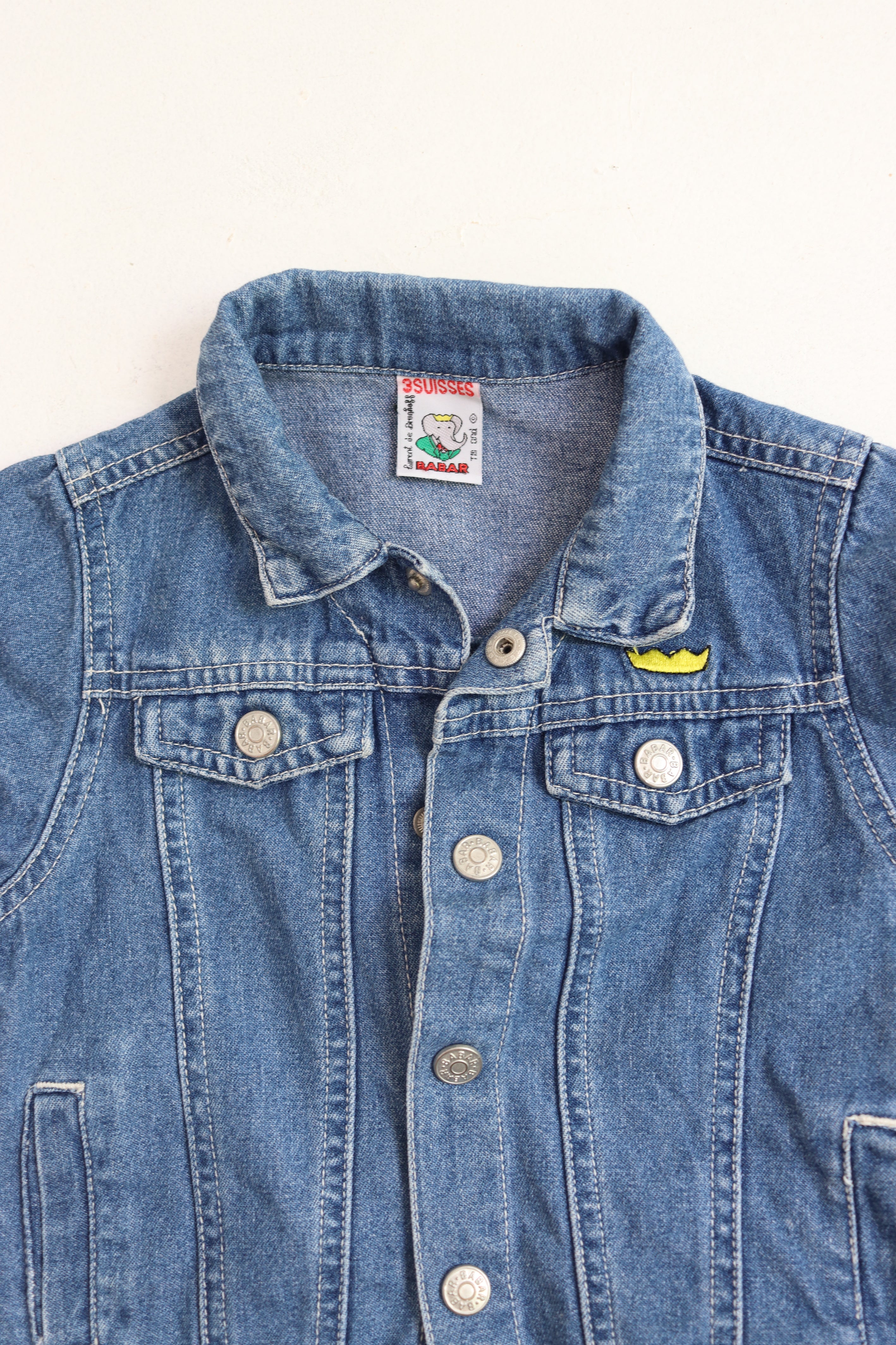 Vintage Babar denim jacket - size 12-18 months