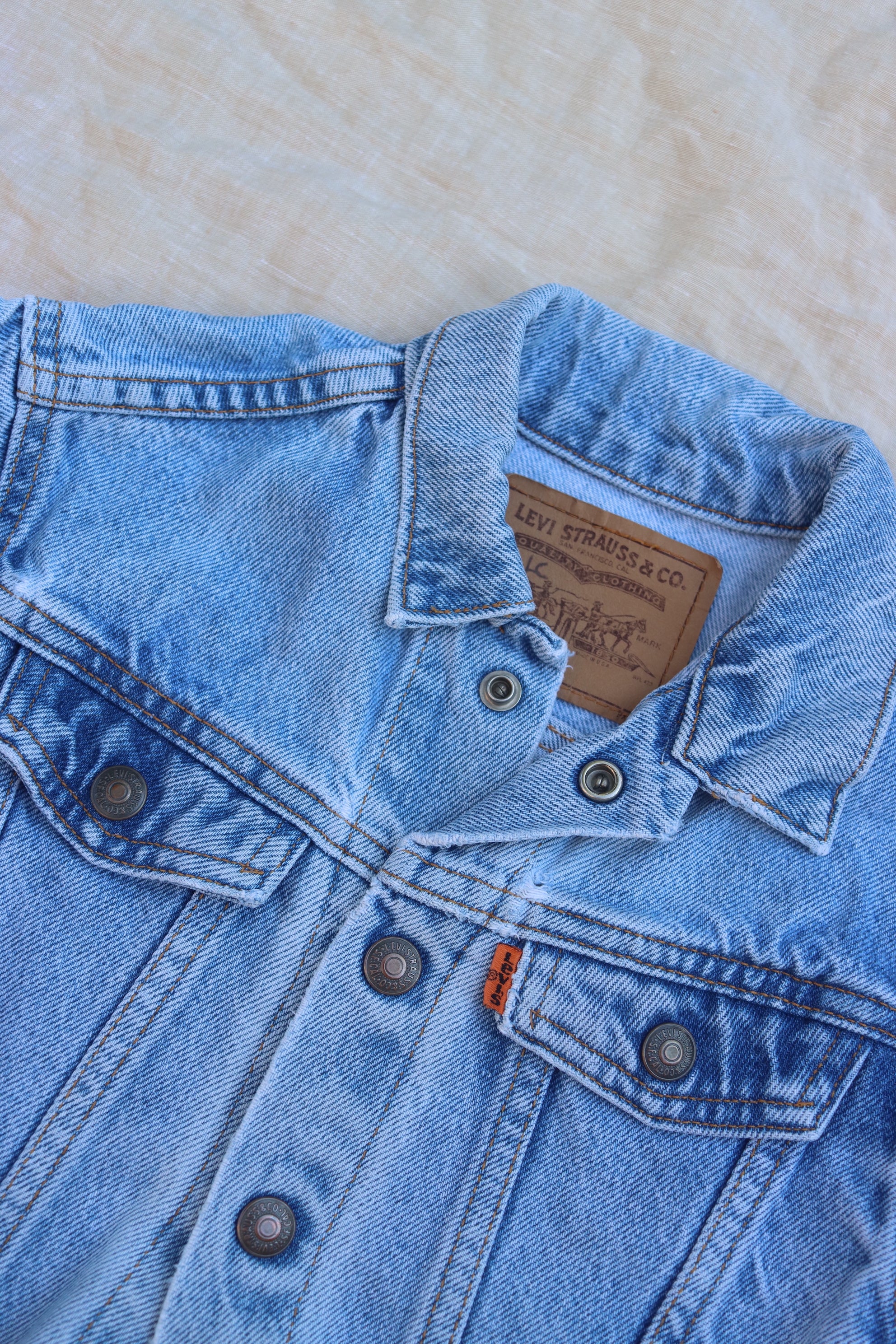 Vintage Levi's Orange Tab Trucker Jacket - size 4 years - Made in USA