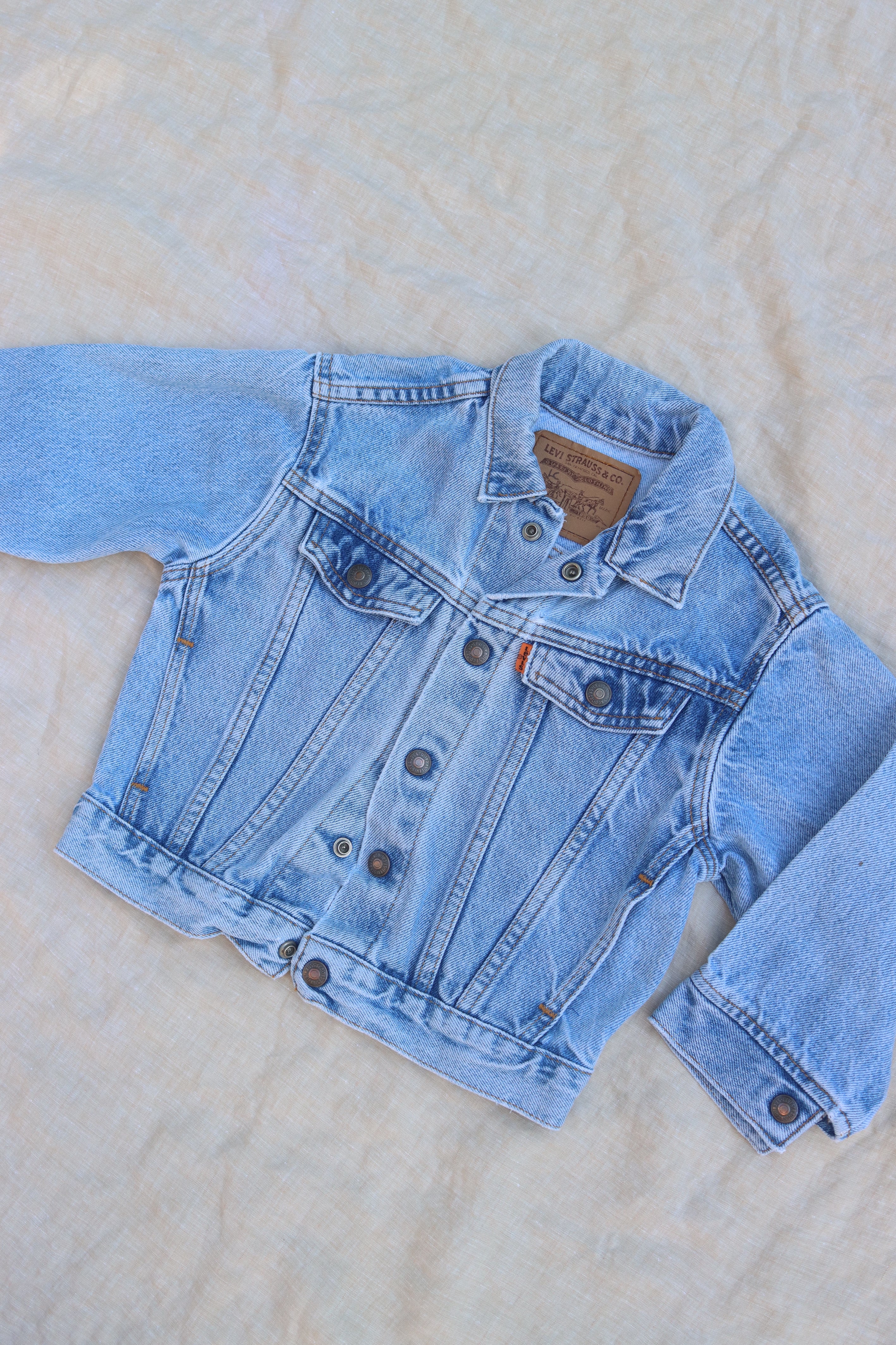 Vintage Levi's Orange Tab Trucker Jacket - size 4 years - Made in USA