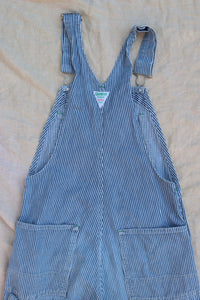 Vintage OshKosh striped overalls - Adult size M - Made in USA