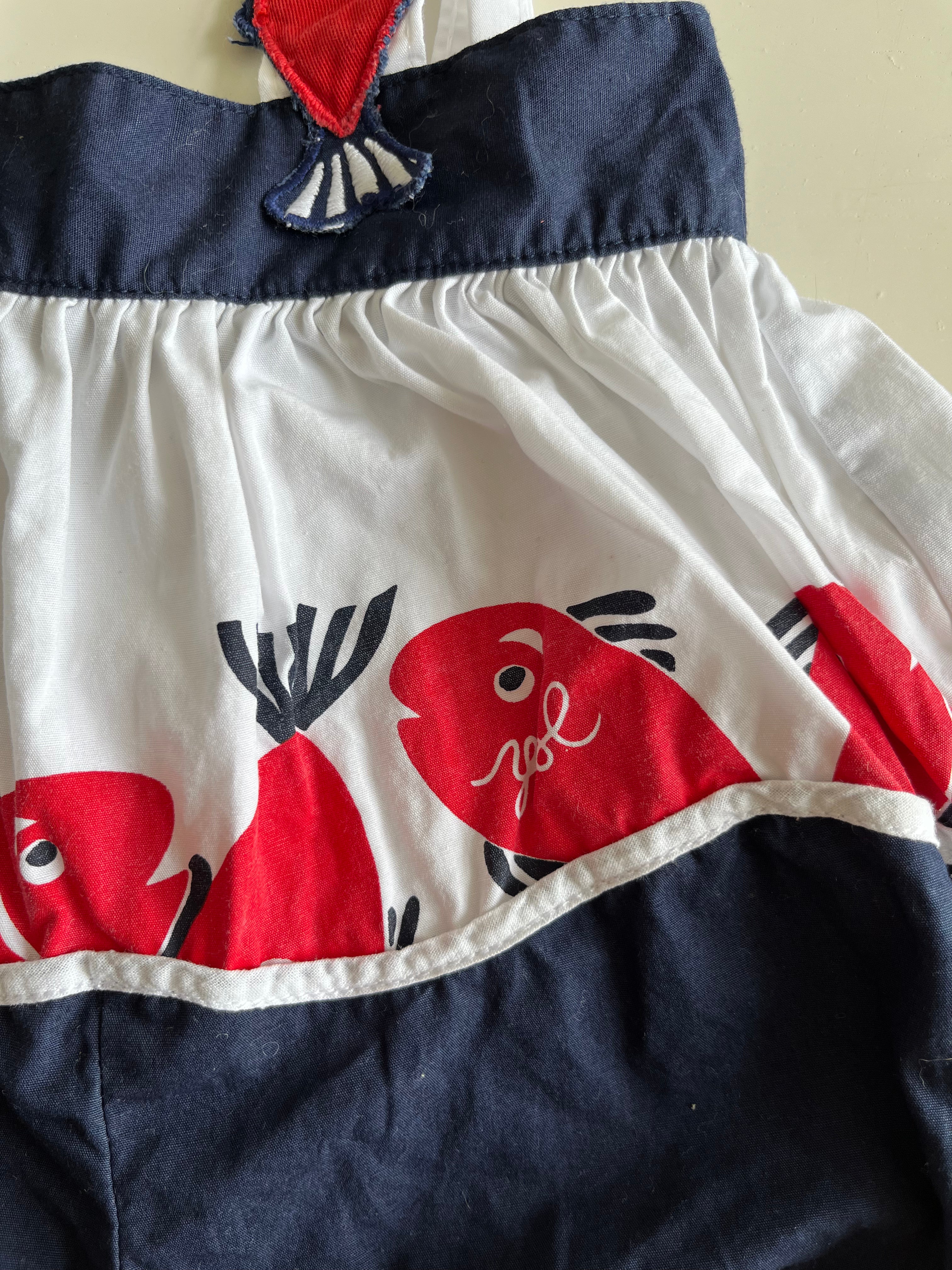 Vintage Yves Saint Laurent baby salopette - made in France