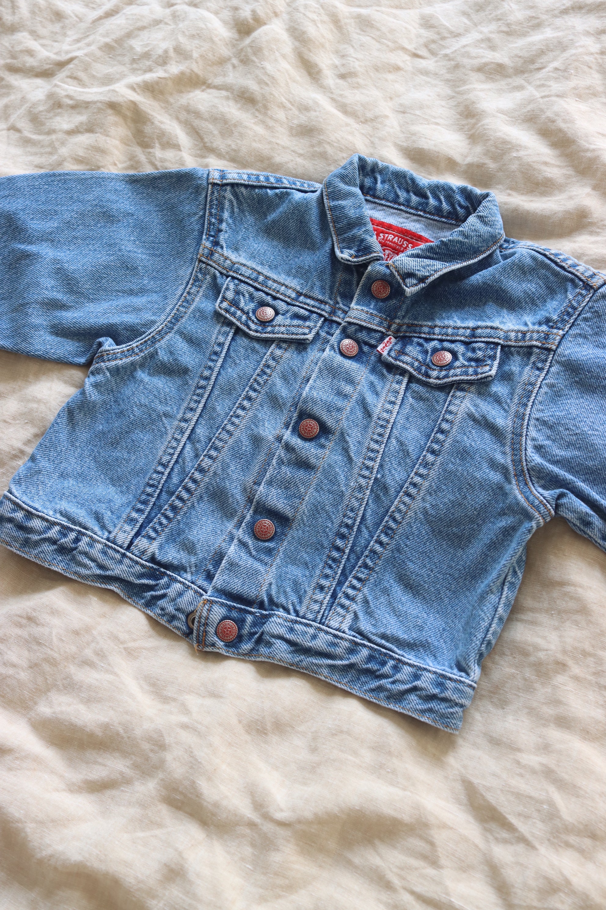 Vintage Levi's trucker jacket - size 12-24 months - made in USA