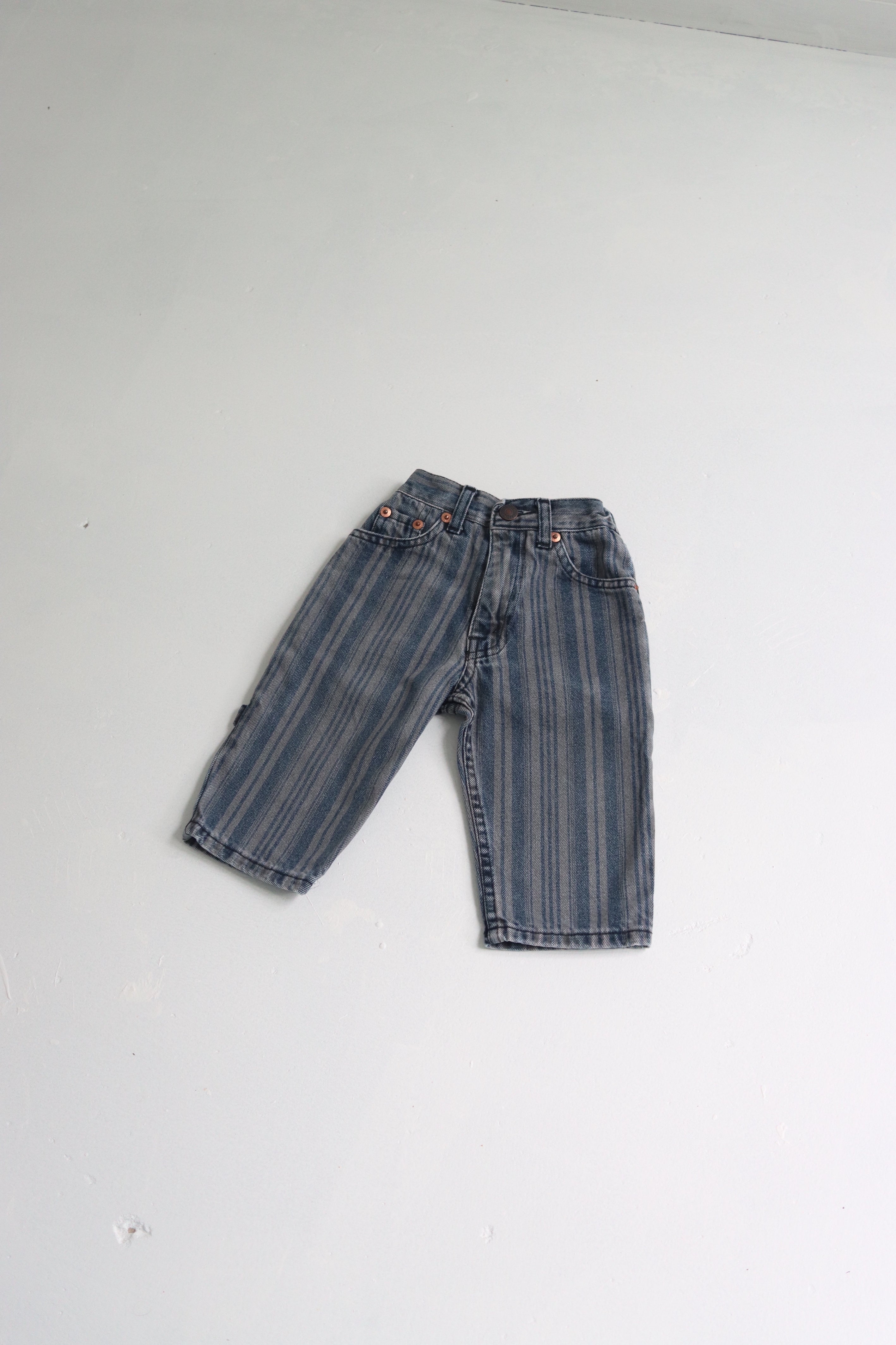 Vintage Baby Levi's striped denim - size 6/9 months