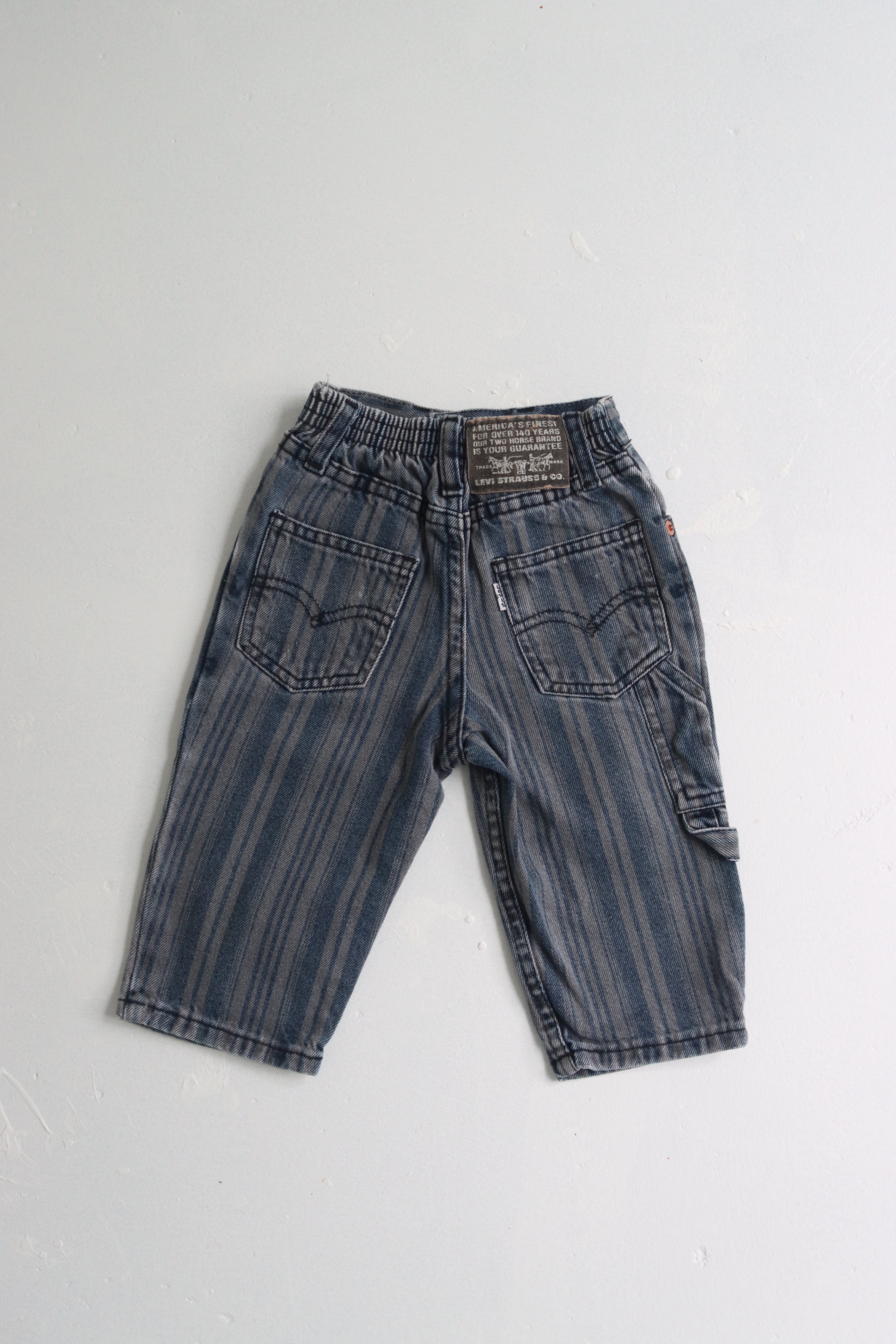 Vintage Baby Levi's striped denim - size 6/9 months