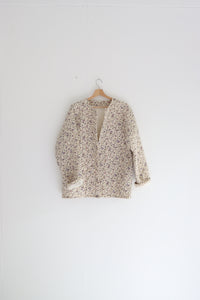 Quilted floral coat - size large (adult)