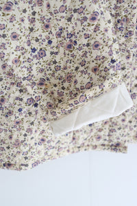 Quilted floral coat - size large (adult)