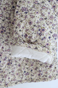 Quilted floral coat - size large (adult)