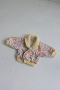 Vintage Yves Saint Laurent paisley jacket - size 6-12 months - made in France