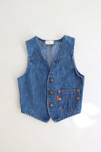 Vintage Levi's denim vest - 70's - made in USA - size 12 months