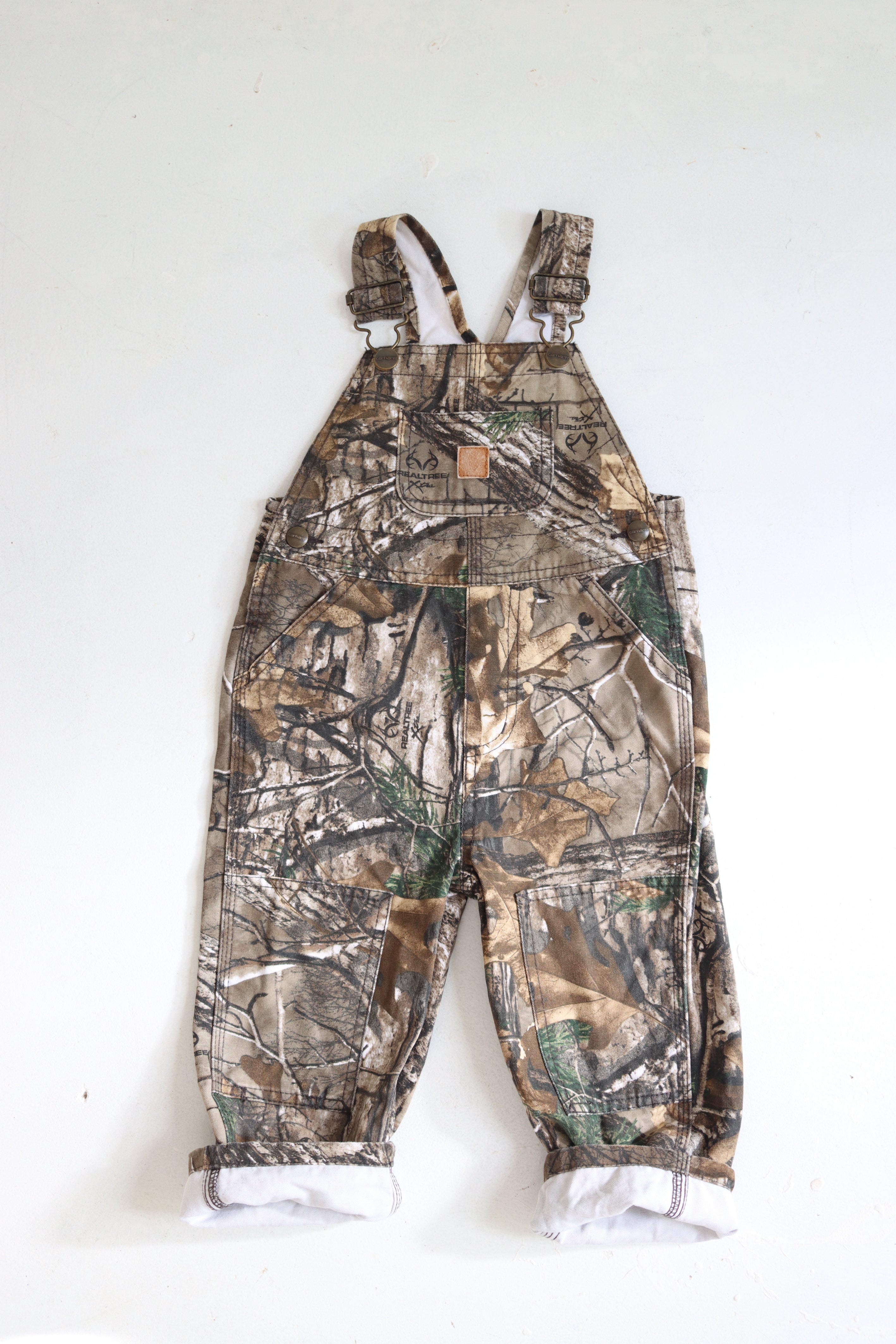 Carhartt realtree overalls - imported - size 2t