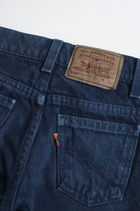 Vintage 1994 Levi's black 550 relaxed fit orange tab jeans - Size 4 years - made in USA