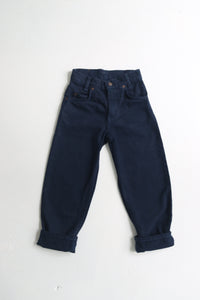 Vintage 1995 Levi's black 560 loose fit orange tab jeans - Size 7 years - made in USA