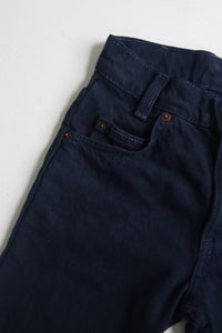 Vintage 1995 Levi's black 560 loose fit orange tab jeans - Size 7 years - made in USA