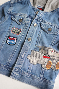 Vintage denim Tonka hooded jacket  - 24 months